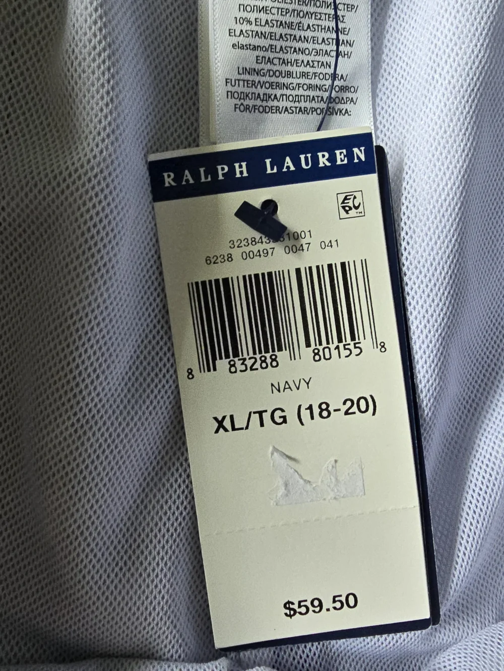 Polo Ralph Lauren navy swim